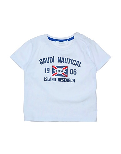 GAUDÌ T-Shirt Weiß 98% Baumwolle, 2% Elastan