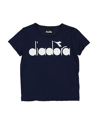 DIADORA T-shirt Midnight blue 100% Cotton