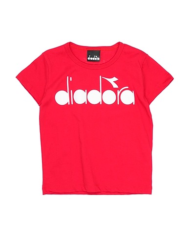 DIADORA T-shirt Red 100% Cotton