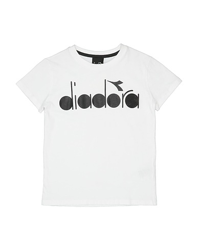 DIADORA T-Shirt Weiß 100% Baumwolle