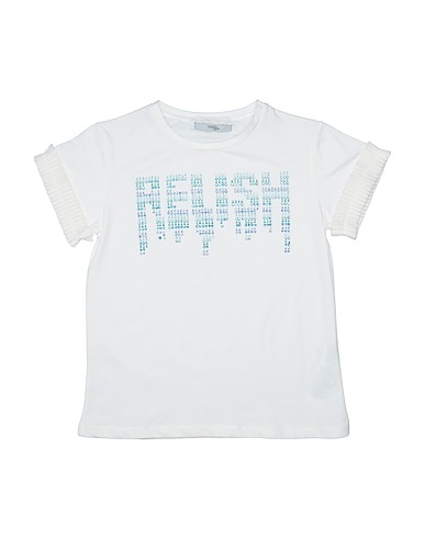 RELISH T-shirt White 95% Cotton, 5% Elastane