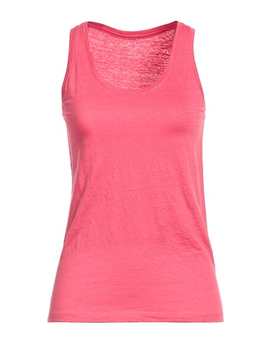MAJESTIC FILATURES Tank top Magenta 94% Linen, 6% Elastane
