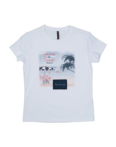MANILA GRACE T-shirt White 94% Cotton, 6% Elastic fibres