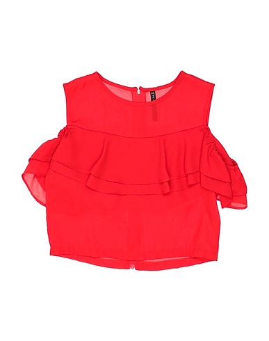 MANILA GRACE Top Rosso 65% Poliestere, 35% Nylon