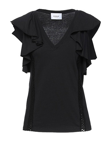 DONDUP Ｔシャツ ブラック コットン 100%