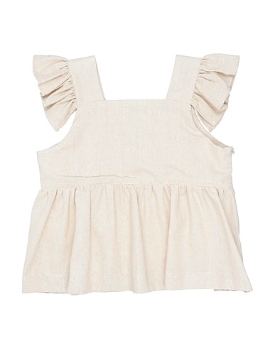 MANILA GRACE Top Beige 50% Poliestere, 30% Viscosa, 10% Lino, 10% Cotone