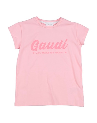 GAUDÌ T-shirt Pink 95% Cotton, 5% Elastane