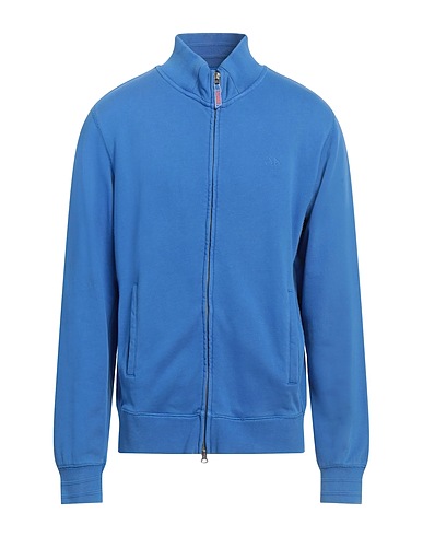 SUN 68 Felpa Azzurro 100% Cotone