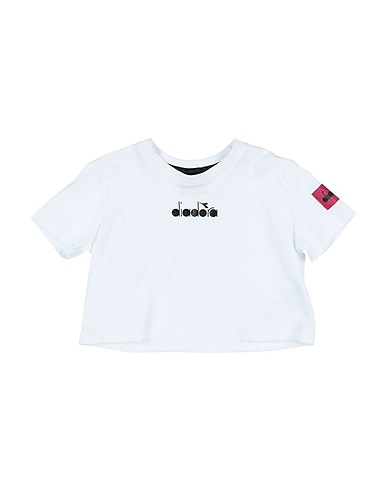 DIADORA T-shirt Bianco 100% Cotone