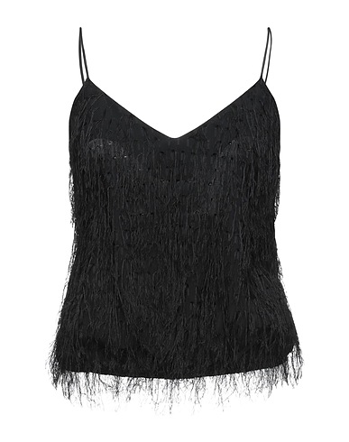 PINKO Camisole Nero 72% Acetato, 28% Viscosa