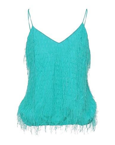 PINKO Camisole Verde smeraldo 72% Acetato, 28% Viscosa