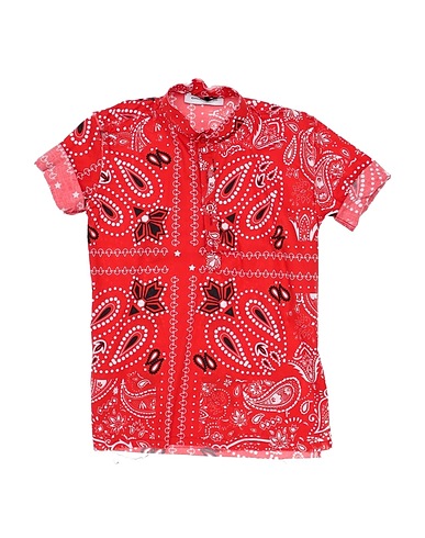 BRIAN RUSH Top Red 97% Other Fibres, 3% Elastane