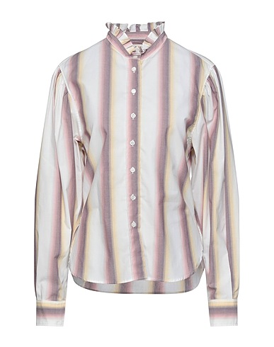 MARANT ÉTOILE Camicia a righe Rosa 100% Cotone