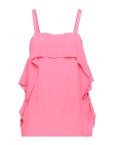 SEMICOUTURE Top Rosa 69% Acetato, 31% Seta
