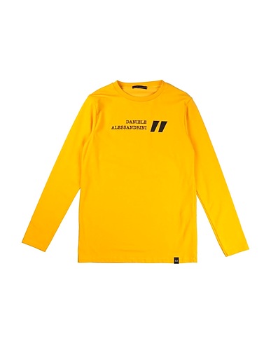 DANIELE ALESSANDRINI T-shirt Giallo 90% Cotone, 10% Elastan