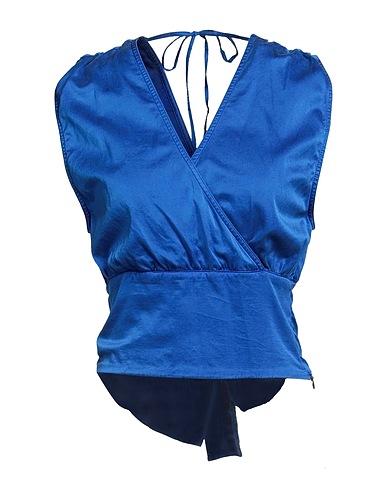 JIJIL Top Blue 58% Cotton, 35% Silk, 7% Elastane