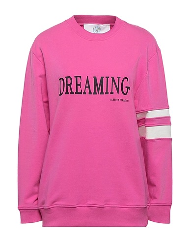 ALBERTA FERRETTI Sweatshirt Fuchsia 95% Cotton, 5% Elastane