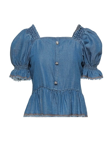 LIU •JO Top Blue 100% Lyocell