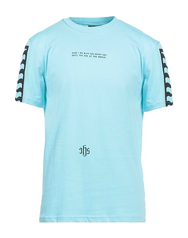 IHS Basic T-Shirt Himmelblau 100% Baumwolle