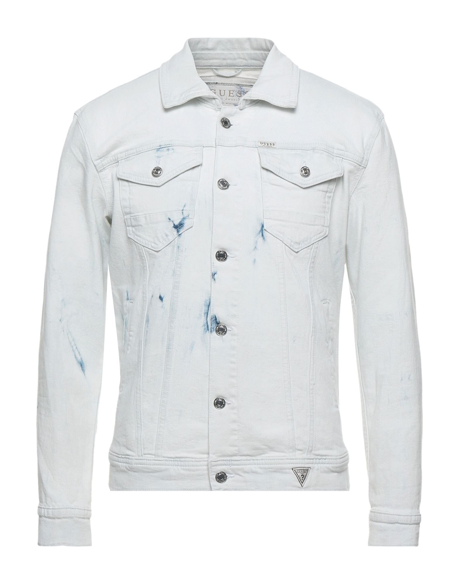 guess white denim jacket