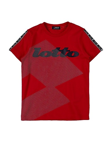 LOTTO T-shirt Red 100% Cotton