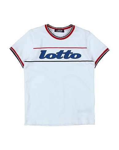 LOTTO T-shirt Blanc 64% Coton, 36% Polyester