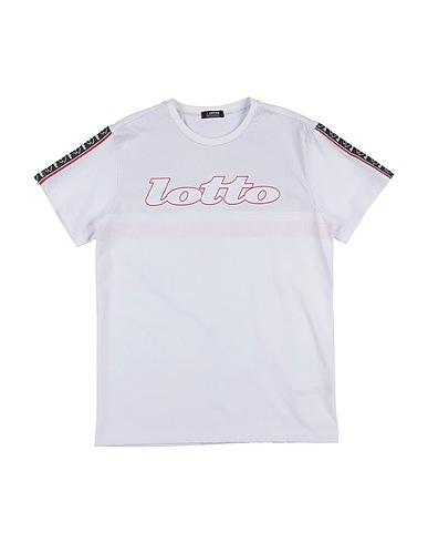 LOTTO T-shirt White 64% Cotton, 36% Polyester