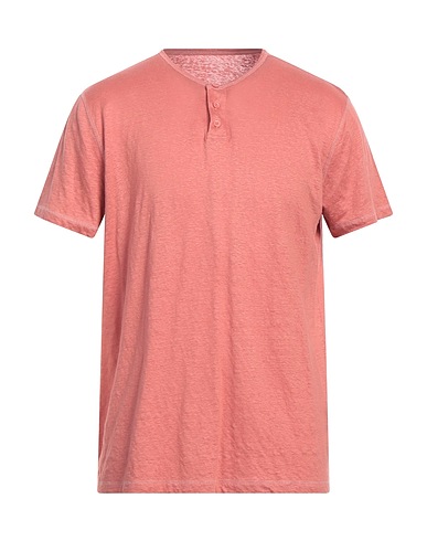 MAJESTIC FILATURES T-shirt Rosa antico 94% Lino, 6% Elastan