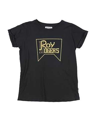 ROŸ ROGER'S T-shirt Black 100% Cotton