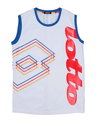 LOTTO T-shirt White 64% Cotton, 36% Polyester