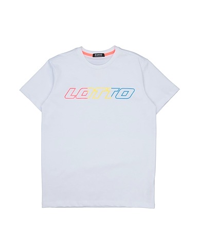 LOTTO T-shirt White 64% Cotton, 36% Polyester