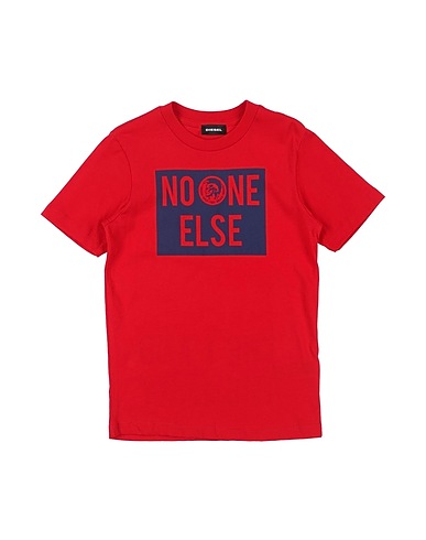 DIESEL T-shirt Red 100% Cotton