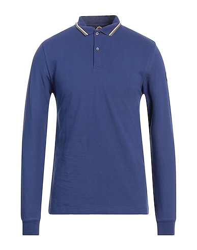 COLMAR Polo shirt Dark purple 96% Cotton, 4% Elastane