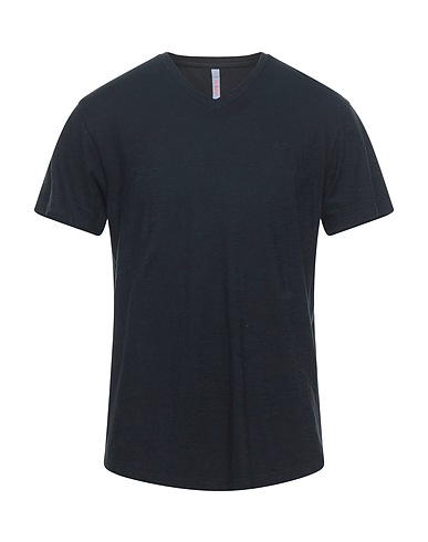 SUN 68 Basic T-shirt Midnight blue 100% Cotton