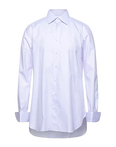 BRIONI Striped shirt Lilac 100% Cotton