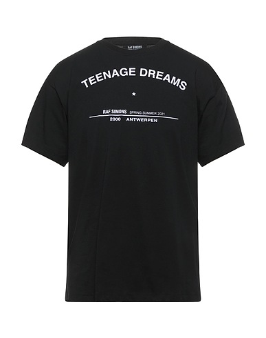 RAF SIMONS T-shirt Black 100% Cotton