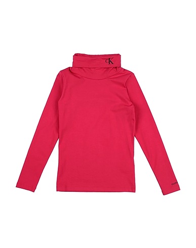CALVIN KLEIN JEANS T-shirt Fuchsia 95% Cotton, 5% Elastane, Lycra®