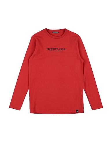 DANIELE ALESSANDRINI T-shirt Rust 90% Cotton, 10% Elastane
