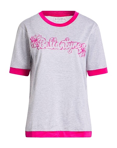 BALLANTYNE T-shirt Grigio chiaro 100% Cotone