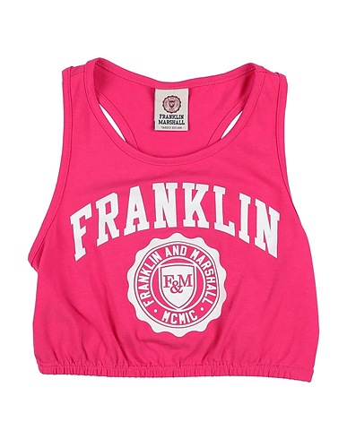 FRANKLIN & MARSHALL T-shirt Fuchsia 90% Cotton, 10% Elastane