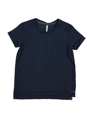 SUN 68 T-shirt Bleu nuit 70% Modal, 30% Polyester