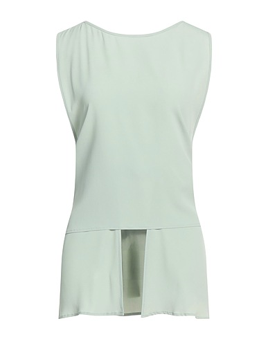 ERIKA CAVALLINI Evening top Sage green 69% Acetate, 31% Silk