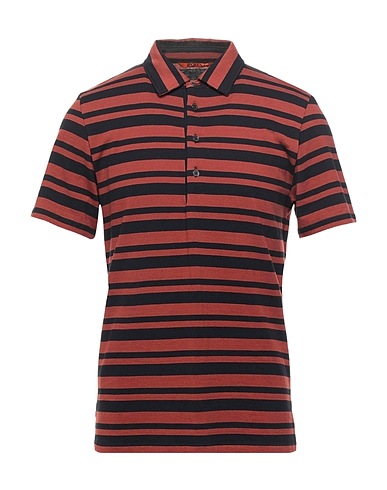 BARENA Polo shirt Rust 100% Cotton
