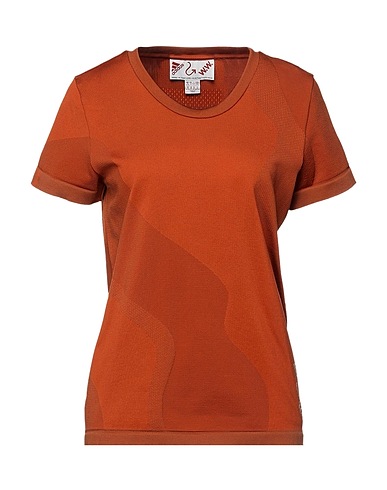 ADIDAS by WOOD WOOD T-shirt Ruggine 77% Poliestere, 18% Poliammide, 5% Elastan