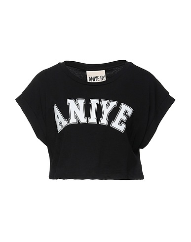 ANIYE BY Crop top Black 100% Cotton