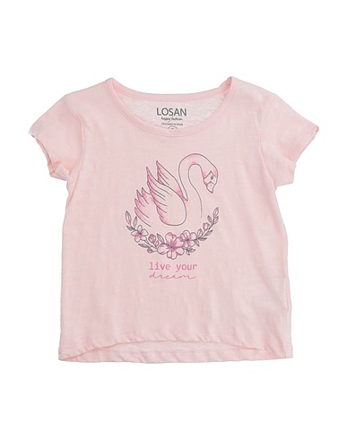 LOSAN T-shirt Light pink 100% Cotton