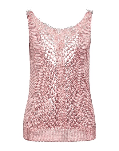 ERMANNO SCERVINO Canotta Rosa antico 100% Viscosa