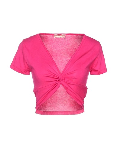 SHOPART Crop top Fuchsia 50% Cotton, 50% Modal