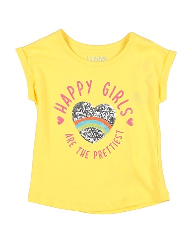 LOSAN T-shirt Jaune 100% Coton