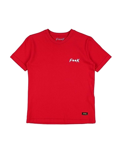 F**K PROJECT T-shirt Rosso 100% Cotone